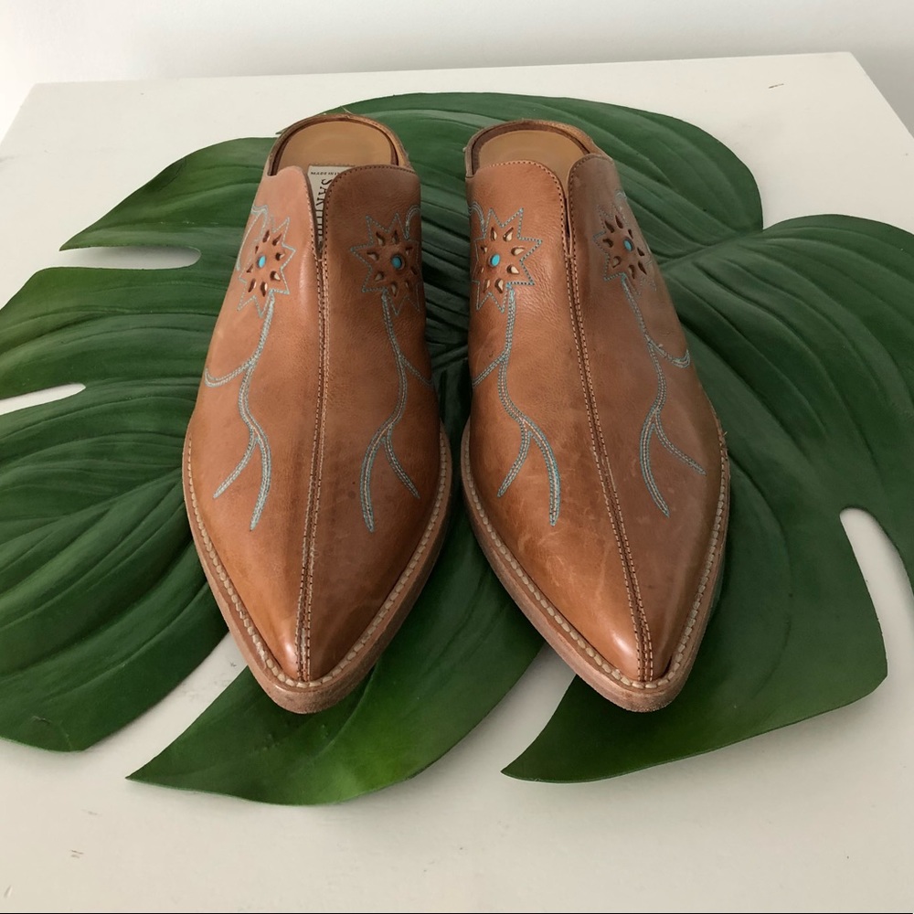 SARTORE Paris Cowboy Mules size40(US9.5-10)